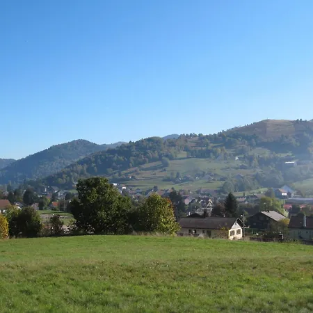Vue Sur La Montagne Au Centre De * Bussang
