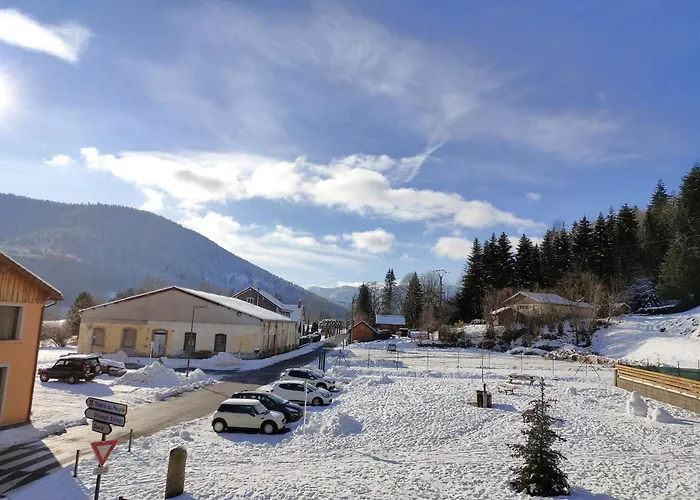 Vue Sur La Montagne Au Centre De * Bussang